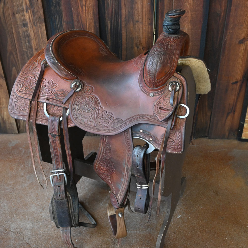 16" USED KO ELITE RANCH CUTTER SADDLE Saddles KO ELITE