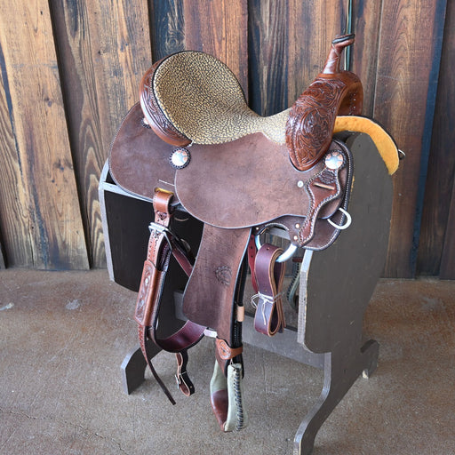 14.5" TESKEY'S BARREL SADDLE Saddles - New Teskey's Saddlery