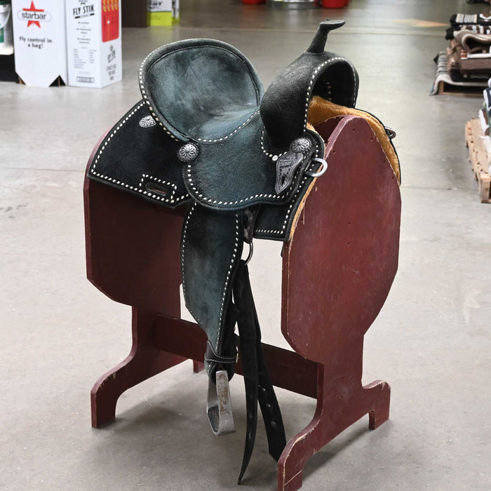 13.5" USED TACKTICAL EQUINE BARREL SADDLE