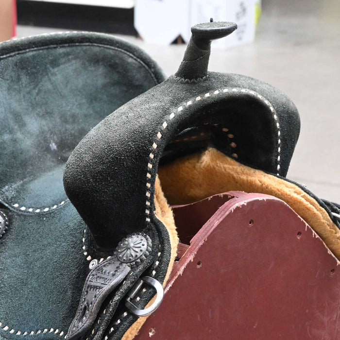 13.5" USED TACKTICAL EQUINE BARREL SADDLE