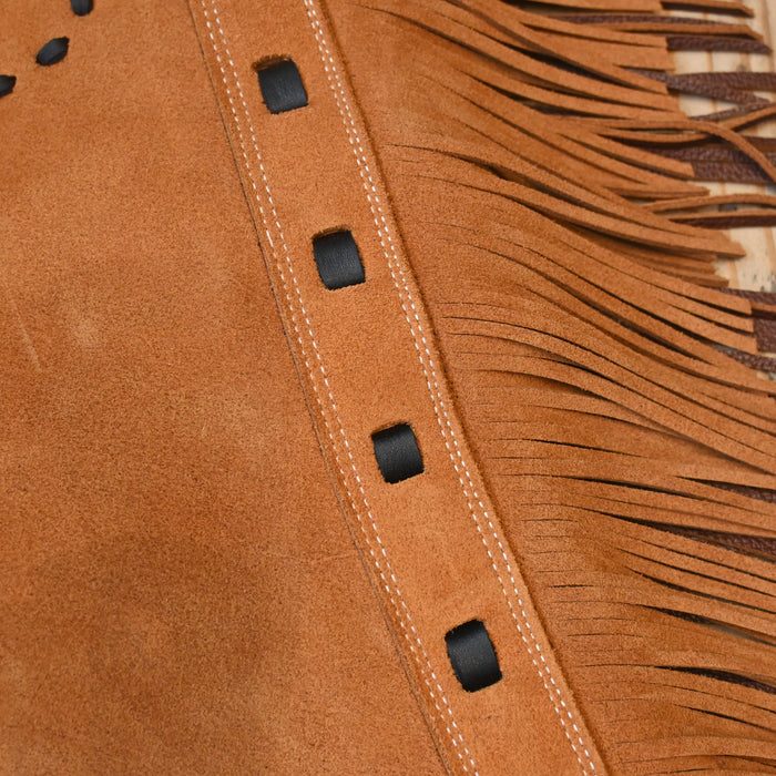 Teskey's Large Roughout Light Rust Shotgun Chaps 2354