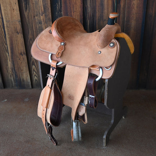 15" PATRICK SMITH ROPING SADDLE Saddles - New Patrick Smith