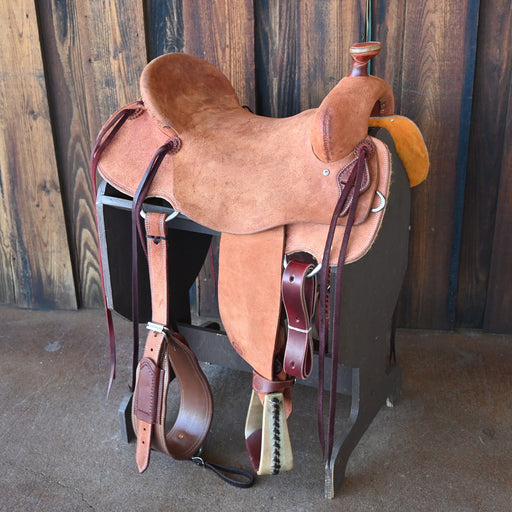 17" TESKEY'S STRIP DOWN RANCH SADDLE Saddles - New Teskey's Saddlery