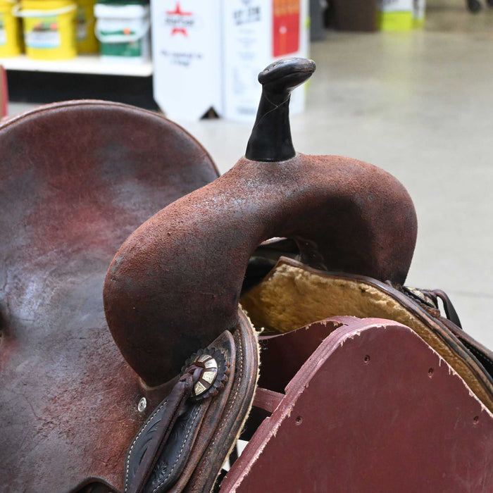 13" USED JEFF SMITH C3 BARREL SADDLE
