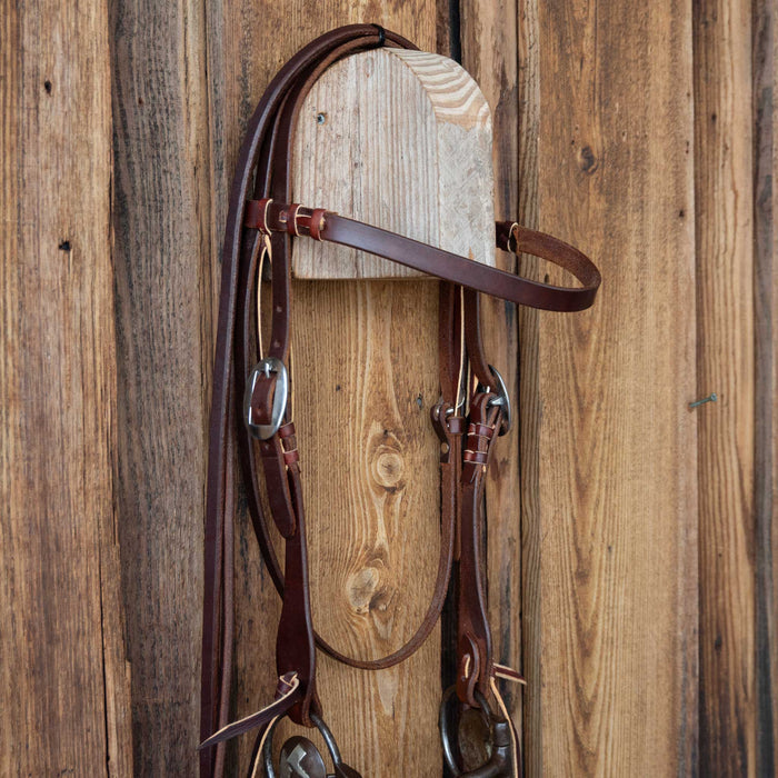 Jeff Payne D-Ring Snaffle Bridle Rig w/All New Leather