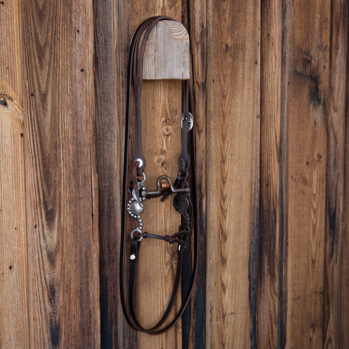 Sonny Silva Solid Port Bridle Rig w/Split Ear Headstall