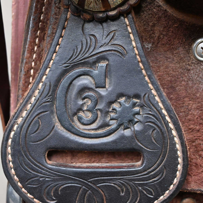 13" USED JEFF SMITH C3 BARREL SADDLE