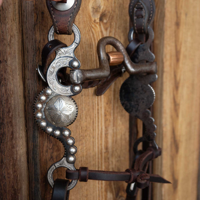 Sonny Silva Solid Port Bridle Rig w/Split Ear Headstall