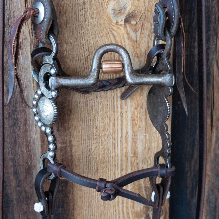 Sonny Silva Solid Port Bridle Rig w/Split Ear Headstall