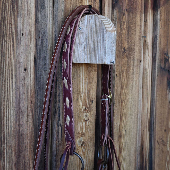 O-Ring Twisted Wire Copper Snaffle Bridle Rig w/Split Ear Headstall