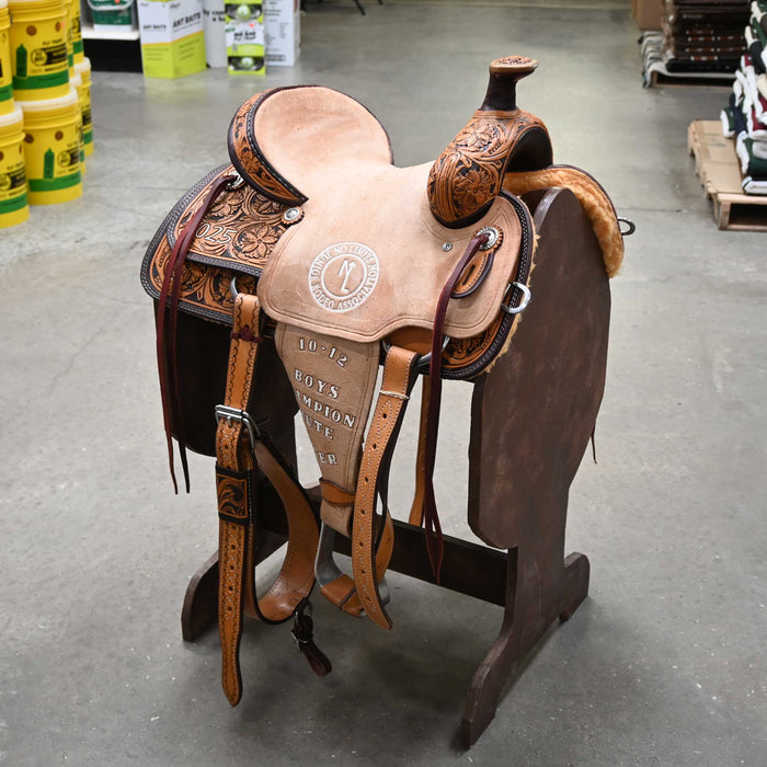 13" USED CORRIENTE TEAM ROPING SADDLE