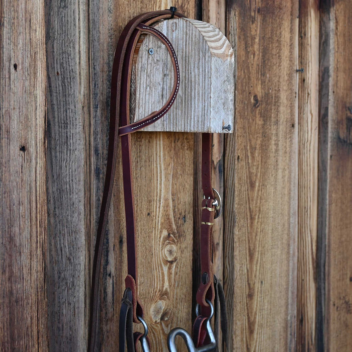 Daryl Davis Solid Port Bridle Rig w/Single Ear Headstall