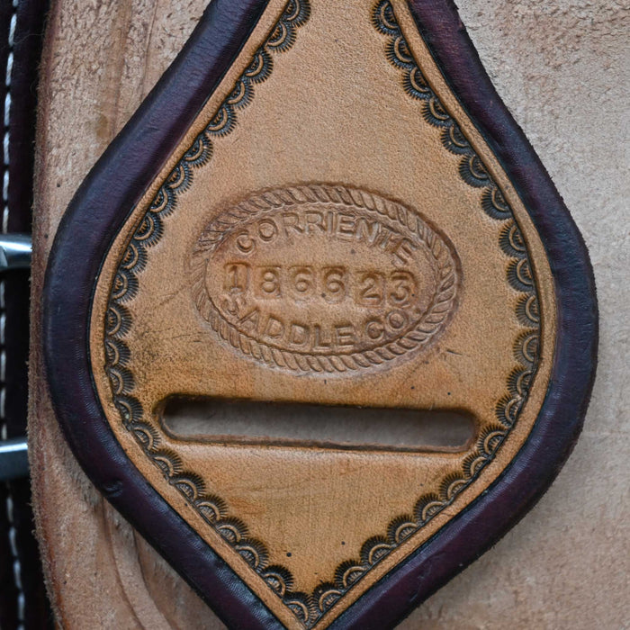13.5" USED CORRIENTE TEAM ROPING SADDLE