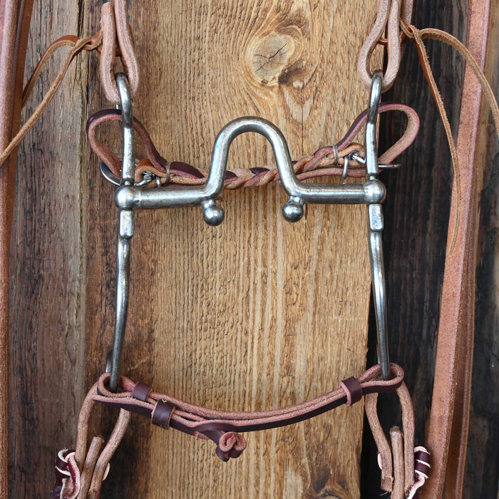 Kerry Kelley 02S Solid Port Bridle Rig w/Split Ear Headstall