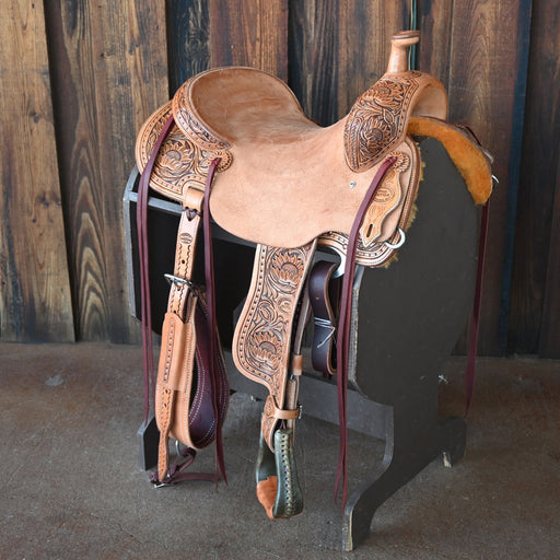 16.5" TESKEY'S PRO CUTTER RANCH CUTTER SADDLE Saddles - New Teskey's Saddlery