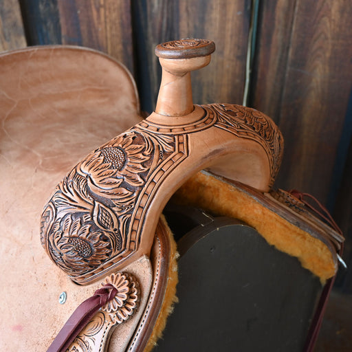 16.5" TESKEY'S PRO CUTTER RANCH CUTTER SADDLE Saddles - New Teskey's Saddlery
