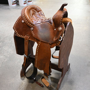 13.5" USED SHILOH JORDAN PETERSON BARREL SADDLE Saddles Shiloh Saddlery