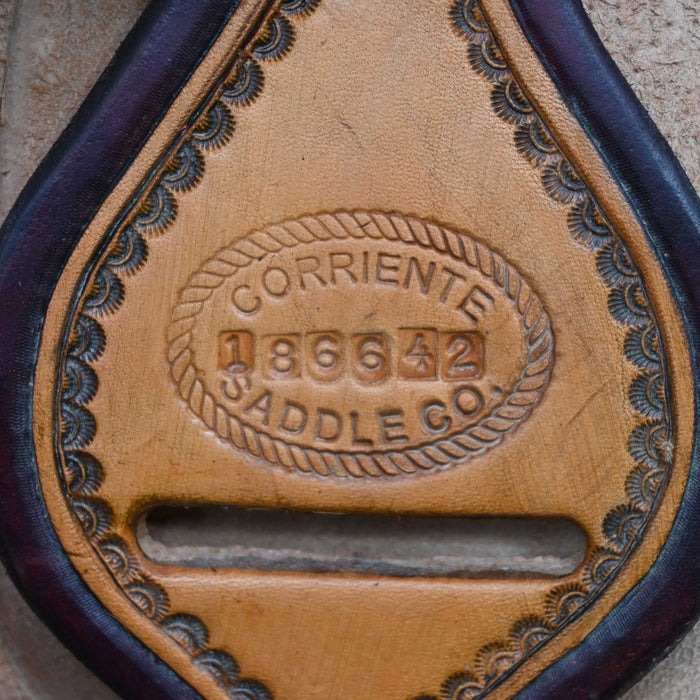 13" USED CORRIENTE TEAM ROPING SADDLE