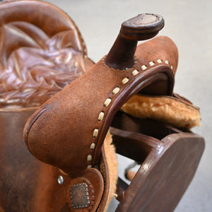 13.5" USED SHILOH JORDAN PETERSON BARREL SADDLE Saddles Shiloh Saddlery