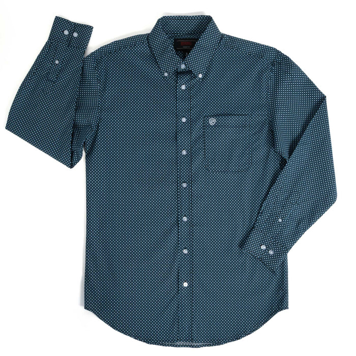 Rock & Roll Denim Men's Geo Print Button Down Shirt