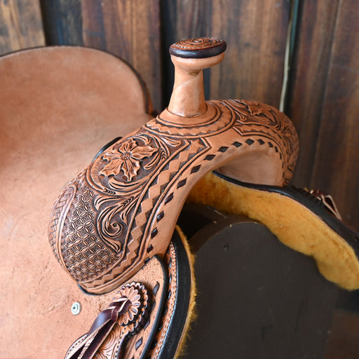 15" TESKEY'S PRO CUTTER RANCH CUTTER SADDLE Saddles - New Teskey's Saddlery