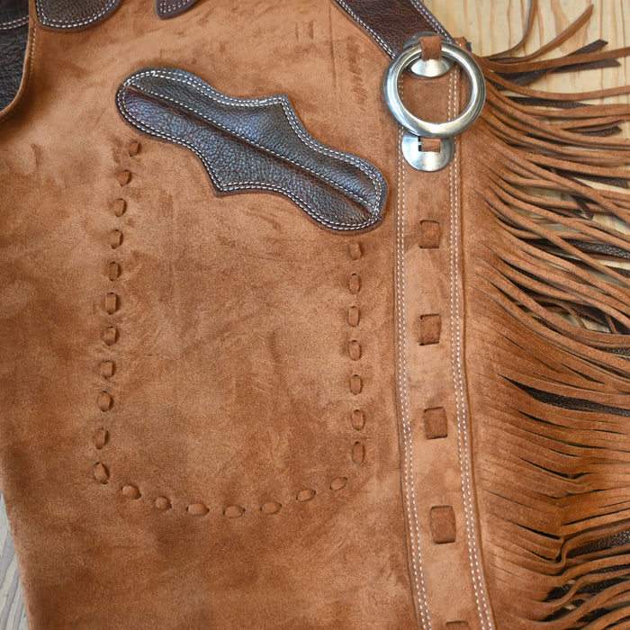 Teskey's Large Chestnut Shotgun Chaps 2365