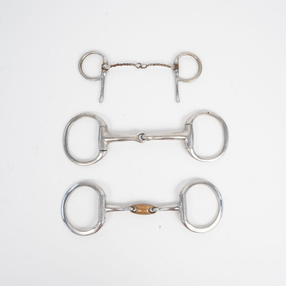 Used Assorted Snaffle Bits Set Of 3 Sale Barn TESKEY'S   