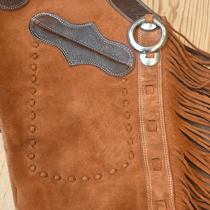 Teskey's X-Large Chestnut Shotgun Chaps 2366