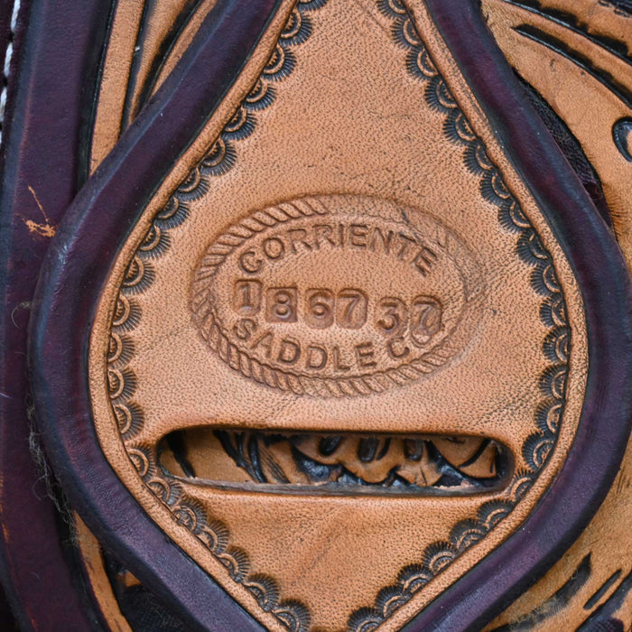 13" USED CORRIENTE TEAM ROPING SADDLE