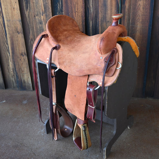 16.5" TESKEY'S STRIP DOWN RANCH SADDLE Saddles - New Teskey's Saddlery