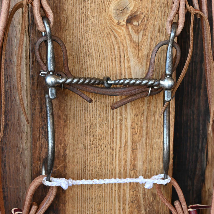 Kerry Kelley 7 Twisted Wire Snaffle Bridle Rig w/Split Ear Headstall