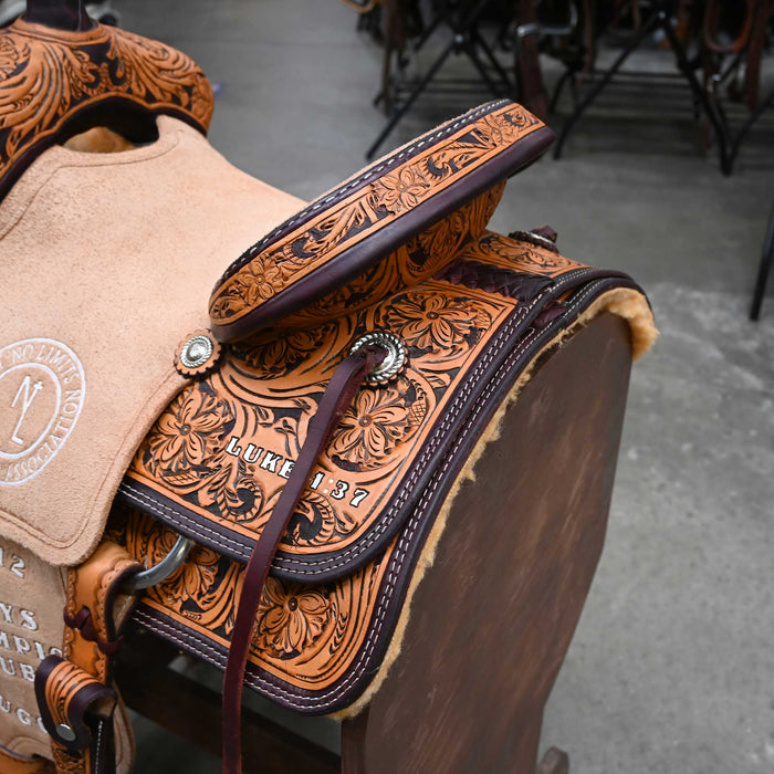 13" USED CORRIENTE TEAM ROPING SADDLE