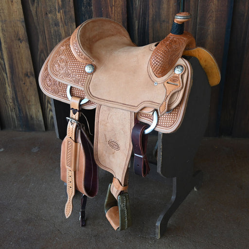 15" TESKEY'S ROPING SADDLE Saddles - New Teskey's Saddlery