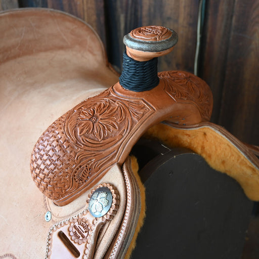 15" TESKEY'S ROPING SADDLE Saddles - New Teskey's Saddlery