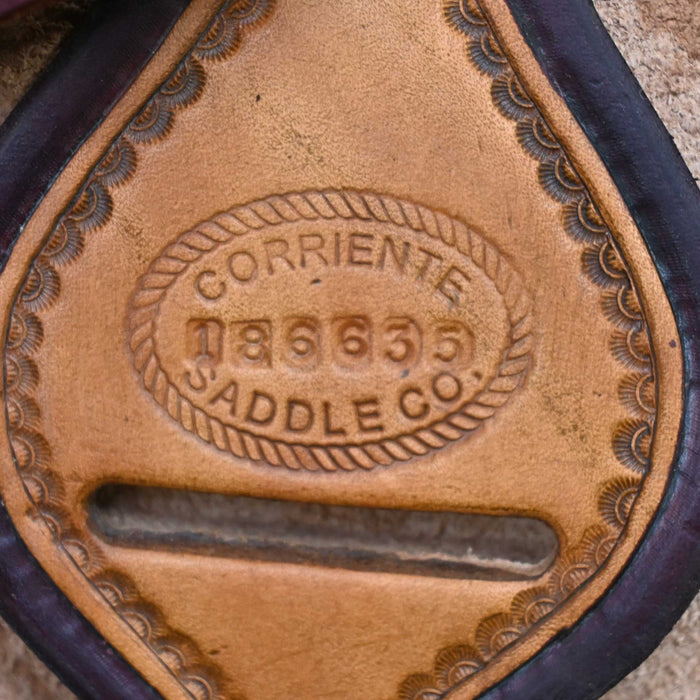 13" USED CORRIENTE TEAM ROPING SADDLE