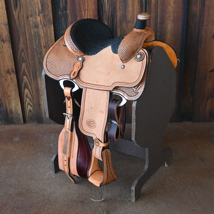 13" PATRICK SMITH YOUTH TEAM ROPING SADDLE Saddles - New Patrick Smith