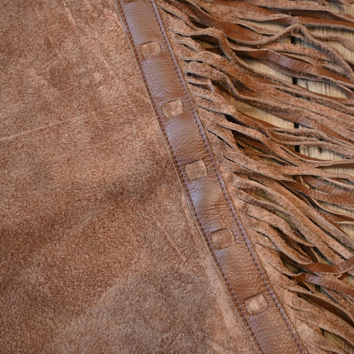Teskey's Medium Roughout Brown Shotgun Chaps 2367