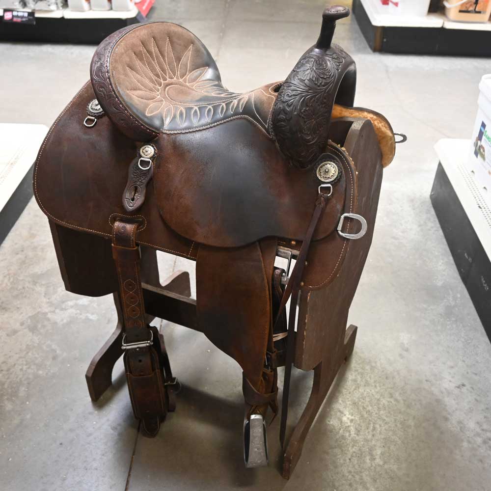 13.5" USED MARTIN STINGRAY BARREL SADDLE Saddles Martin Saddlery   