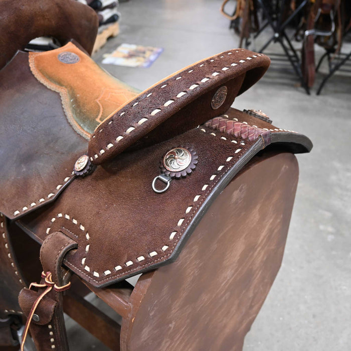 14.5" USED DOUBLE J PRO BARREL SADDLE