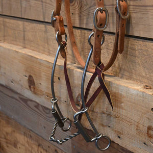 Cow Horse Supply Bridle with Sliding Gag Bit - CHS083 Tack - Training - Headgear Cow Horse Supply   