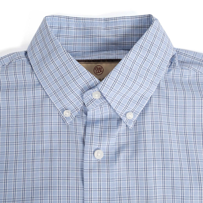 Wrangler Men's Relaxed Fit Plaid Button Down Shirt