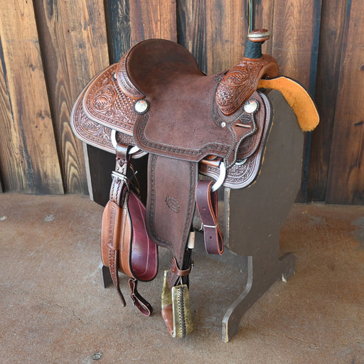 14.5" TESKEY'S ROPING SADDLE Saddles - New Teskey's Saddlery