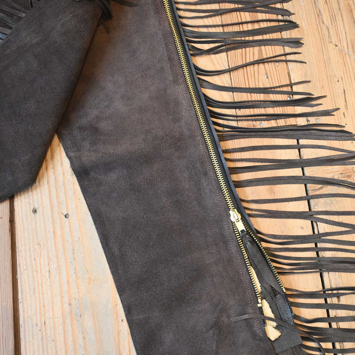 Teskey's Small Roughout Brown Shotgun Chaps