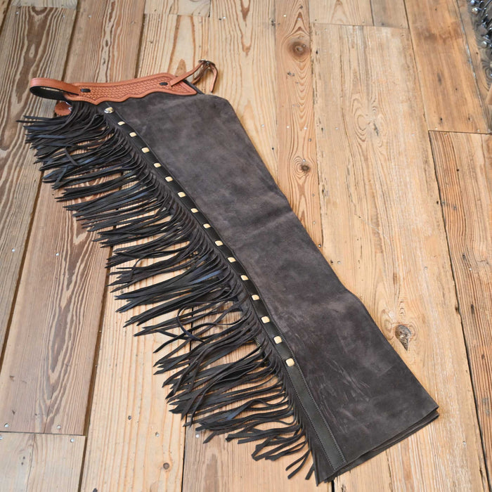 Teskey's Small Roughout Brown Shotgun Chaps