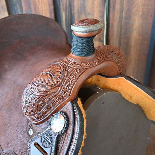 14.5" TESKEY'S ROPING SADDLE Saddles - New Teskey's Saddlery