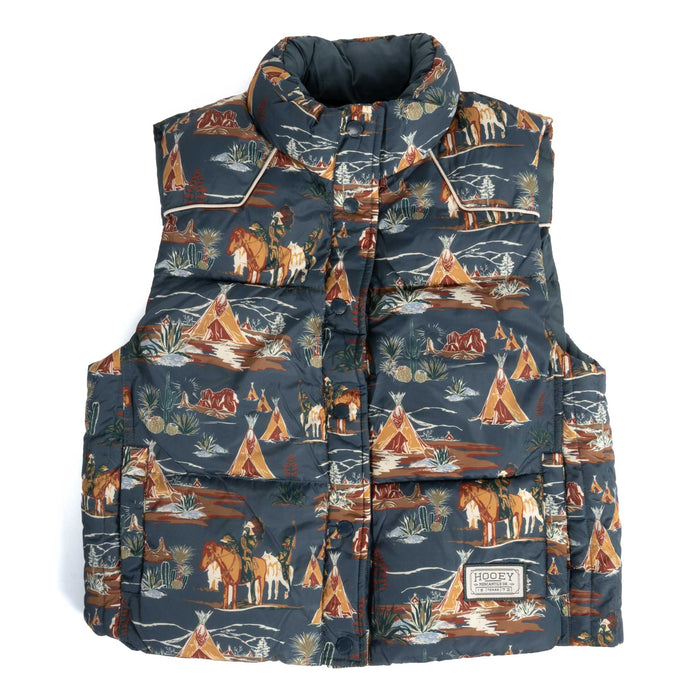 Hooey Women's Puffer Reversible Vest