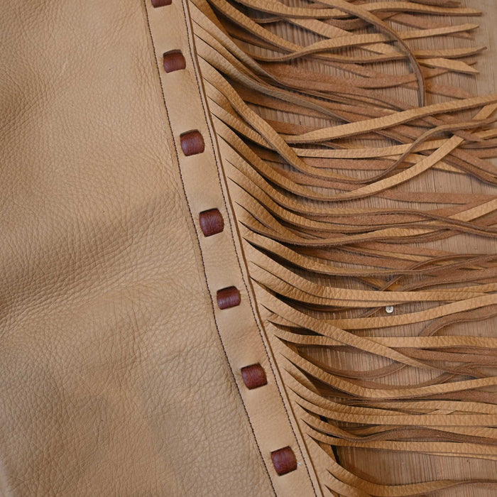 Teskey's X-Small Roughout Tan Shotgun Chaps 2369