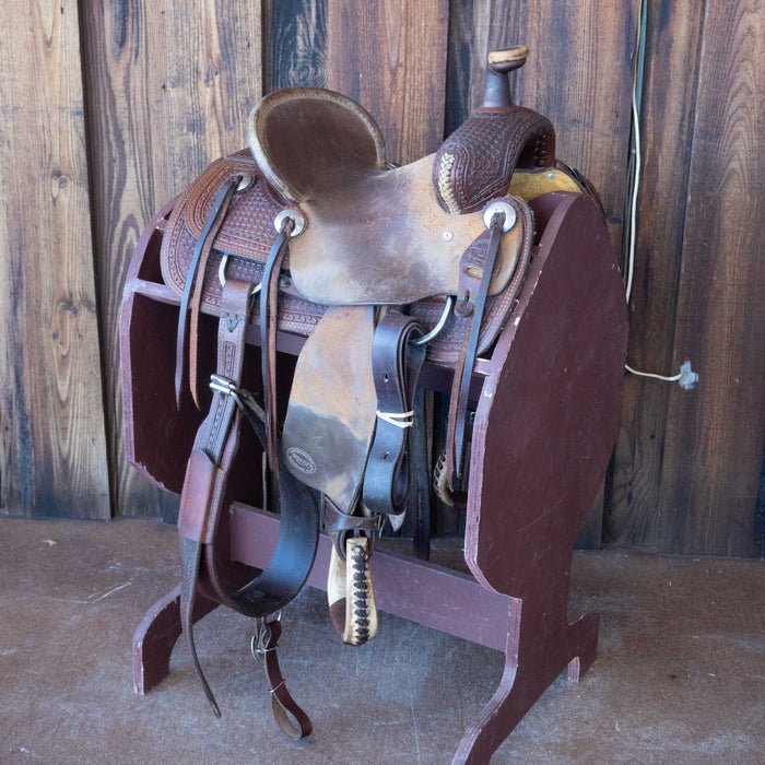 12" USED TESKEY'S JR. RANCH ASSOCIATION SADDLE