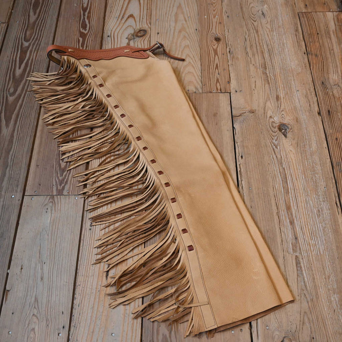 Teskey's X-Small Roughout Tan Shotgun Chaps 2369