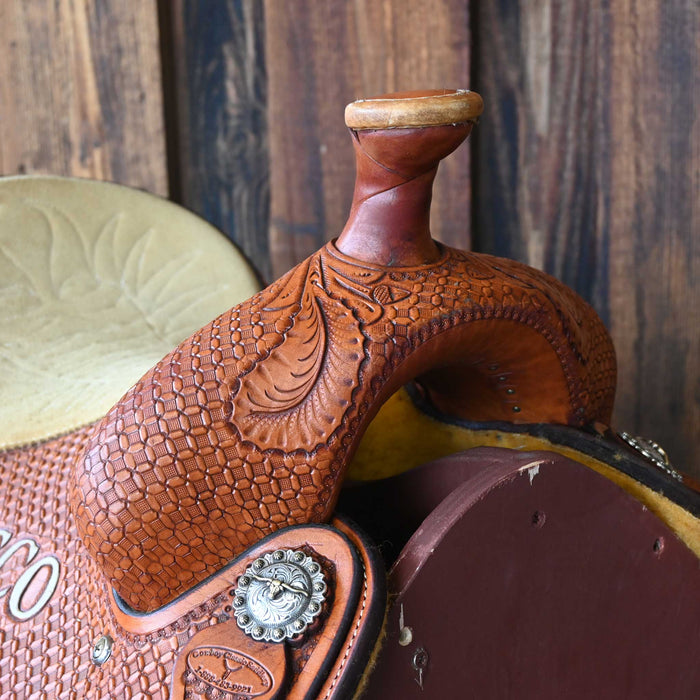 13.5" USED COWBOY CLASSIC TEAM ROPING SADDLE Saddles - Used Cowboy Classic Saddlery